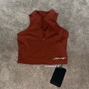 Alphalete Women’s Pulse Zip Tank Top